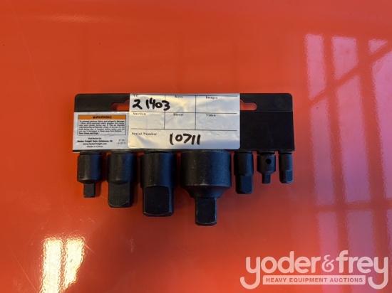 Unused Impact Socket Adapter set Pittsburg - 7 pc