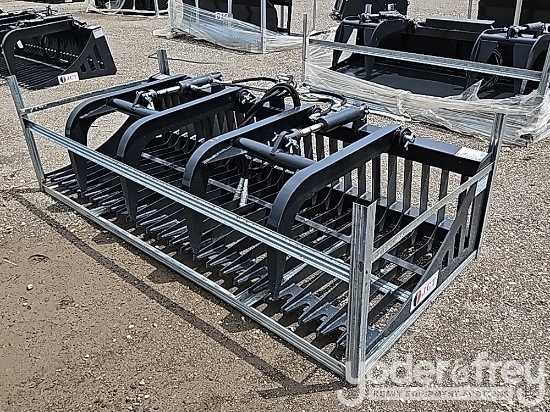 Unused JCT 84" Rock Grapple Bucket to suit Skidsteer