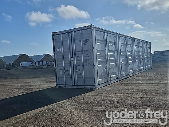 Unused 40' HC Multi Door Container, 4 Side Doors