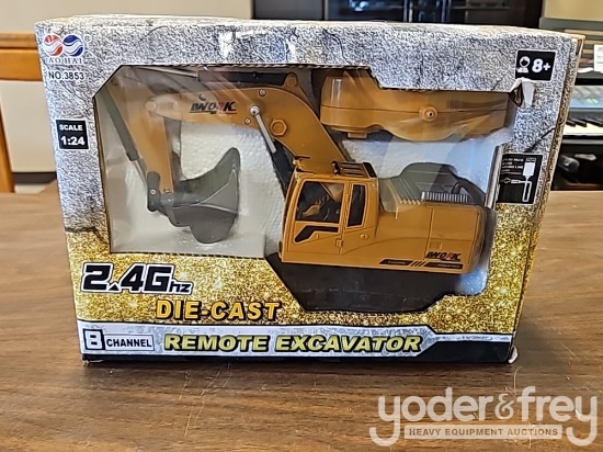 Unused Excavator Toy