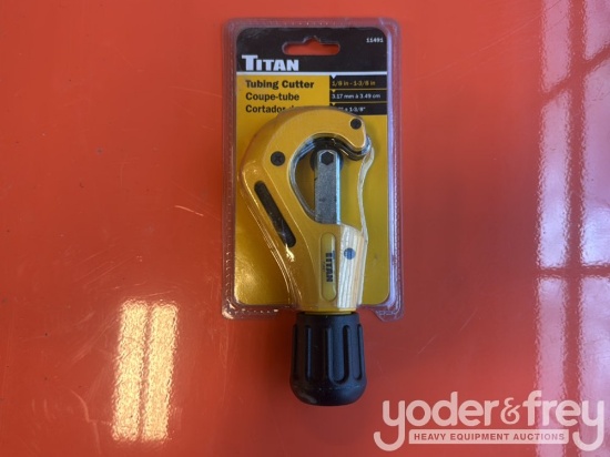TITAN - Tubing Cutter 1/8”...... - 13/8”......