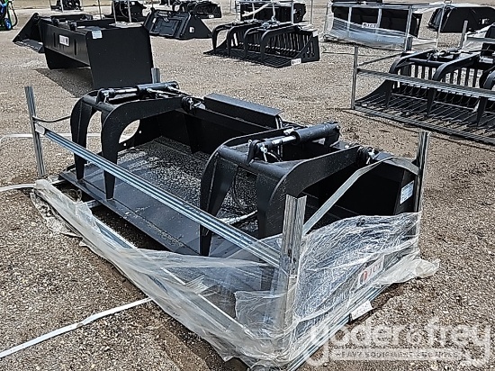 Unused JCT 84" Grapple Bucket to suit Skidsteer