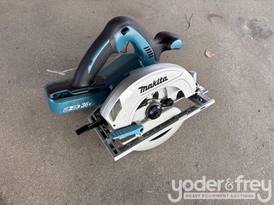 Makita 18v x2 LXT Lithium Ion 36v Cordless 7 1/4" Circular Saw Tool Only XSH01Z (1 Yr Factory Warran