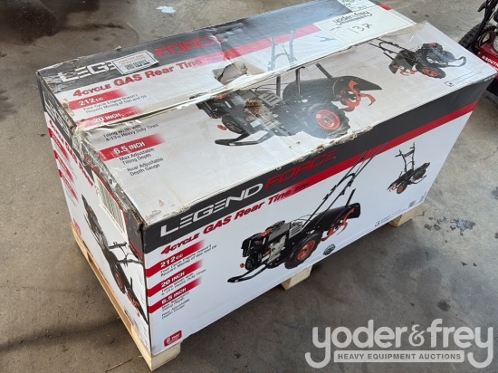 Unused Legend Rear Tine Garden Tiller