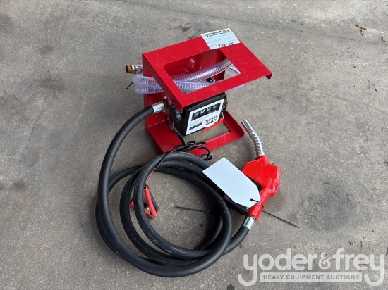 Unused 12v Diesel Fuel Pump c/w High Accuracy Flow Meter