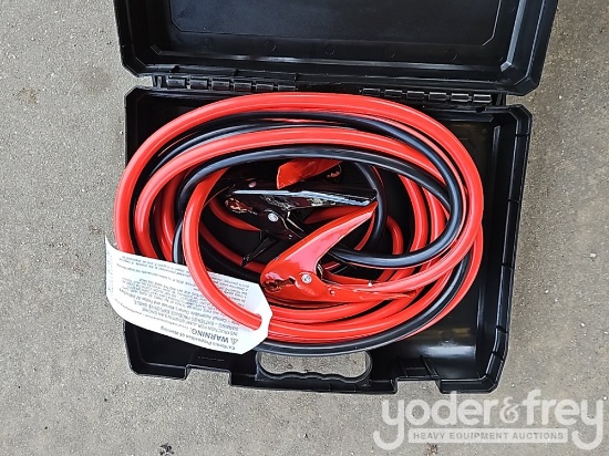 Unused 25', 800 Amp Extra Heavy Duty Booster Cables