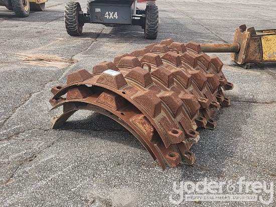 Padfoot Shell Kit to suit Bomag Roller, 66" Drum