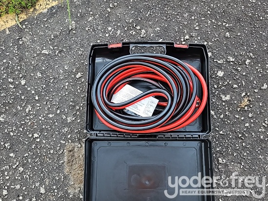 Unused 25', 800 Amp Extra Heavy Duty Booster Cables