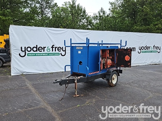 Multiquip 500, Watt Diesel Engine, Welder, Blue