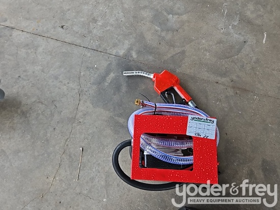 Unused 12v Diesel Fuel Pump c/w High Accuracy Flow Meter