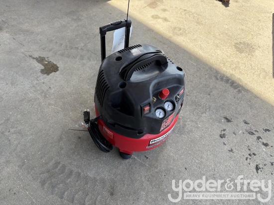 Unused 6 Gal Porter Cable Air Compressor
