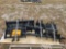 Unused 2025 Miva Mini Excavator Attachments, QTY (8) Quick Hitch, Rake ,Ripper, Auger, 12”...... Aug