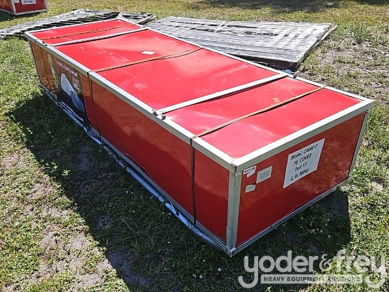 Unused 2025 40' x 40' x 13' PE Dome Container Shelter