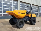 Terex 6 Ton Swivel Dumper, Roll Bar