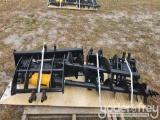 Unused 2025 Miva Mini Excavator Attachments, QTY (8) Quick Hitch, Rake ,Ripper, Auger, 12”...... Aug