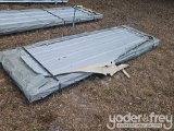 Unused 2025 SKLP Structural Steel, Qty of (100) Sheets Galvalume Steel Siding Roofing