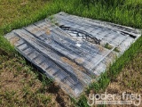 Unused 14' Bi-Parting Iron Gate c/w Artwork 