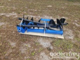 Unused 2025 GIYI Qty 3 Skid Steer Loader Auger And Extra Rod, 8”...... Auger, With 12”...... /16”...