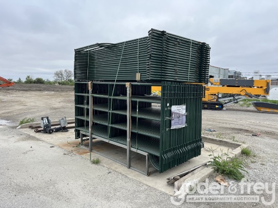 Unused 2025 10' Powder Coated Corral Panels (54+2 of)