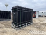 Unused 2025 10' 4-Rail Iron Fencing (30 of)