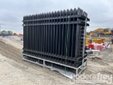Unused 2025 10' 4-Rail Iron Fencing (30 of)