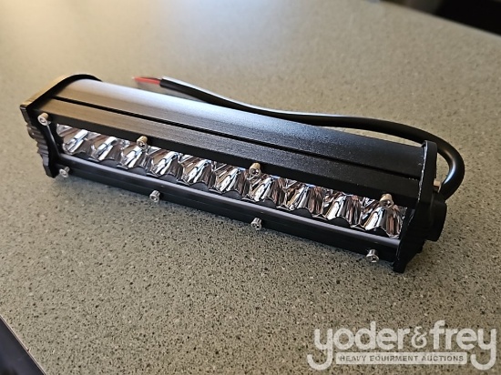 Unused 7" LED Light Bars, 12v-60v, 60W, Mounting Brackets (2 of)