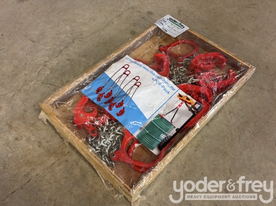 Unused 1/2 Ton Capacity HD Chain Drum Lifter (4 of)