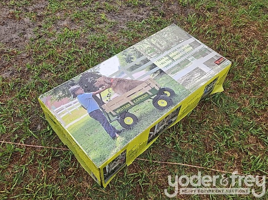 Unused Wagon Children All Terrain Farm Wagon, Green