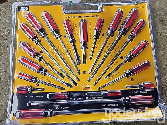 Unused 20 pc Professional Sears Type Screwdriver Set