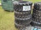 Unused Set of 4 Tires, 12-16.5 to suit Skidsteer