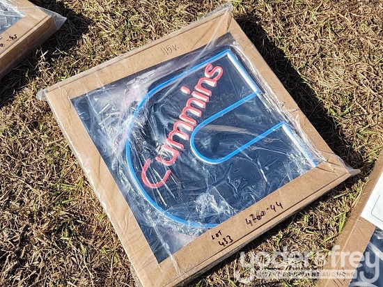 Unused Cummins Neon Sign