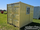 Unused 2026 10' Container c/w Pedestrian Door, Window