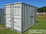 Unused 2026 12' Container c/w Pedestrian Door, Window