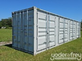 2026 40' HC Container c/w 4 Side Doors, 1 End Door