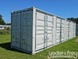 2026 40' HC Container c/w 4 Side Doors, 1 End Door (Damaged)