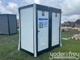 Unused Mobile Double Toilet