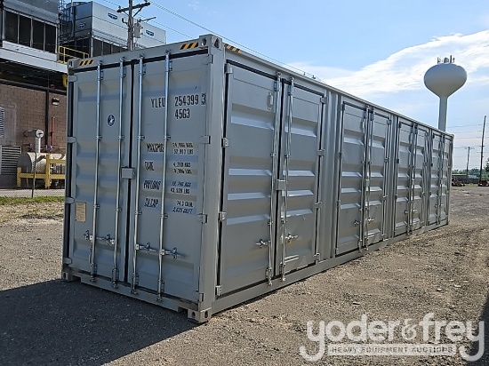 40' HC Multi Door Container, 4 Doors