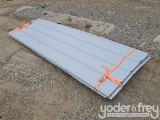 Unused 2026 SKLP  SK-XH50  Structural Steel, 10’...... Qty of (50) Sheets Galvalume Steel Siding Roo