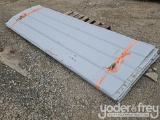 Unused 2026 SKLP  SK-XH50  Structural Steel, 10’...... Qty of (50) Sheets Galvalume Steel Siding Roo