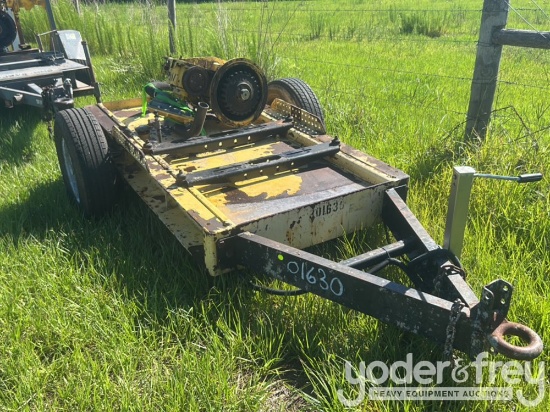 6" Trash AP-ST-OP-D-S Water Pump, Single Axle Trailer (Spares)