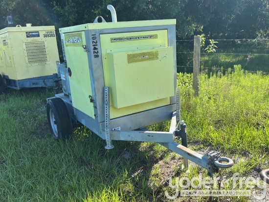 6" Rotary RL-SA-D-S Water Pump, Single Axle Trailer