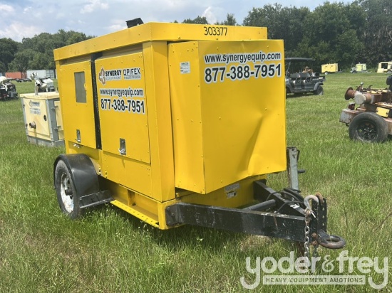 6" Pioneer Trash Water Pump, Single Axle Trailer