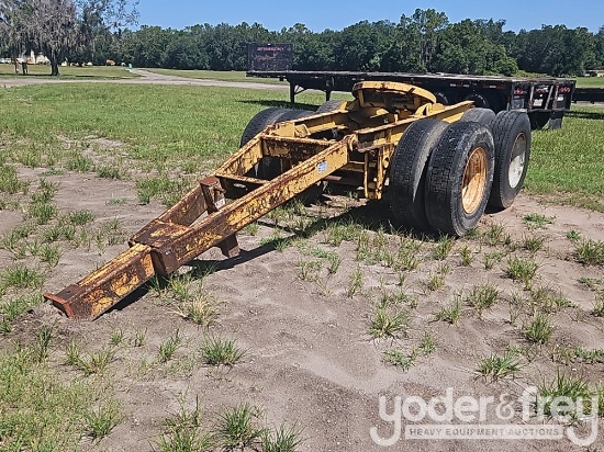 HMDE Fifth Wheel Dolly, Tandem Axle, Pintle Hitch (NO TITLE)