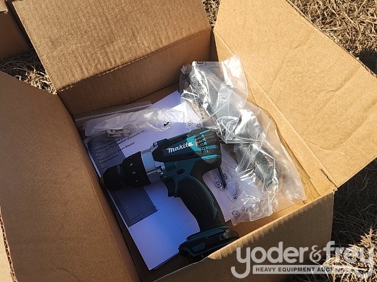 Makita 18V Compact 1/2" Hammer Drill Driver XPH03Z, 1 Yr Factor Warranty, Recon