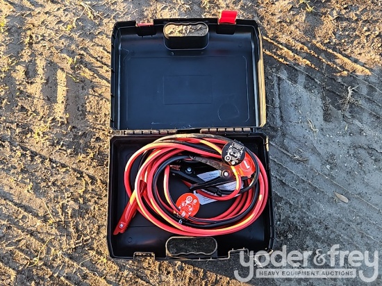 800AMP, 4 Gauge 25' Extra Heavy Duty Booster Cable, 1 Gauge 25'