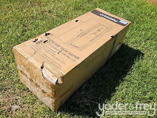 Unused 2026 Onshine Fire Proof 18-20 Gun Safe with Key Lock, 2 Movable Gun Rests, Electronic Lock, M