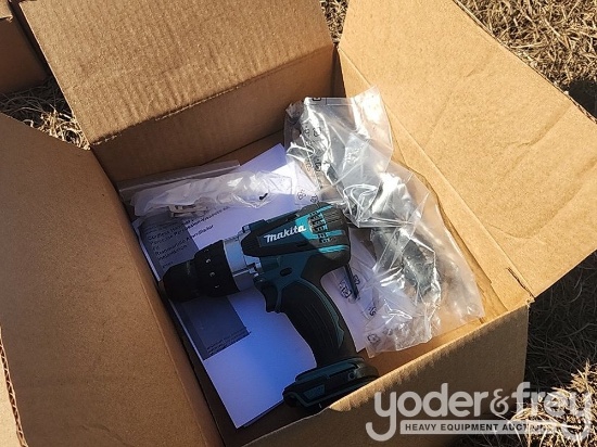 Makita 18V Compact 1/2" Hammer Drill Driver XPH03Z, 1 Yr Factor Warranty, Recon