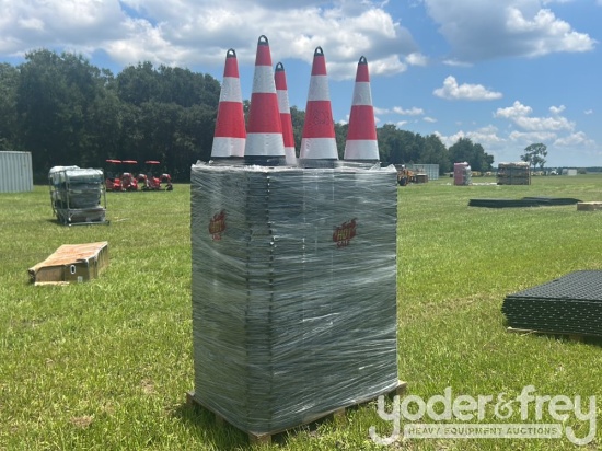 Unused IR Safety Traffic Cones, (250 of)