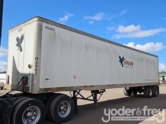 2011 Wabash 42' Tandem Axle Dry Van Trailer, 68,000lb GVWR