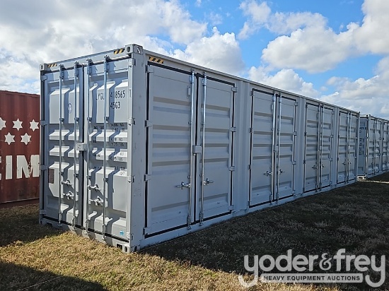 Unused 2025 40' HC Multi Door Container, 4 Side Doors